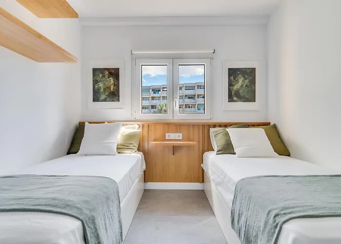 公寓 Home2book Modern Olas Blues Maspalomas, Pool