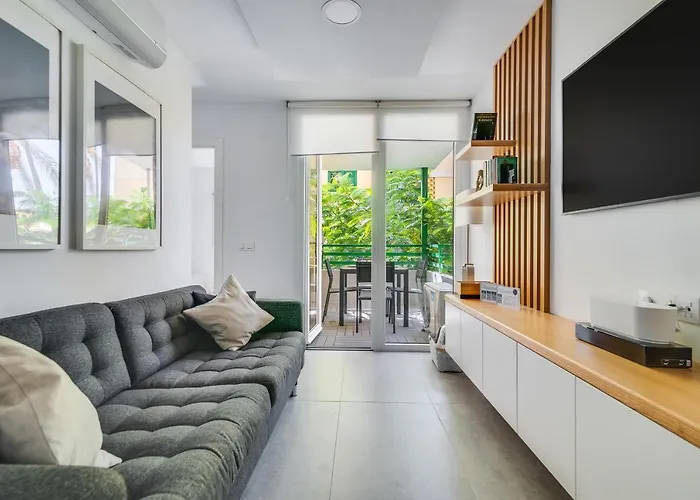 公寓 Home2book Modern Olas Blues Maspalomas, Pool *